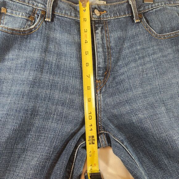 Levis 515 Women’s Jeans Size 16 Short Boot Cut Med Wash Denim Cotton Blend - Picture 14 of 16